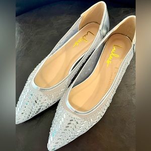 Lulu’s  Sparklee with Silver rhinestone Size 7 Women’s